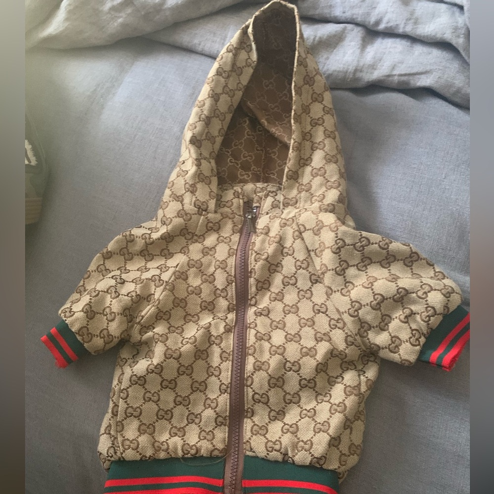Dog hooded jacket